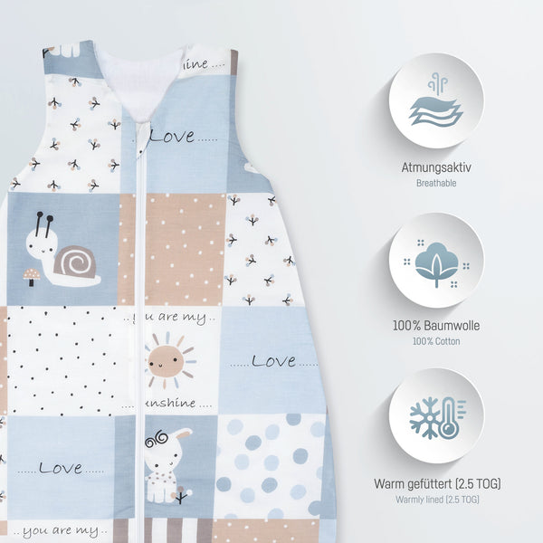 Julius Zöllner Schlafsack - Patch Blue Limitierter Zeitrabatt