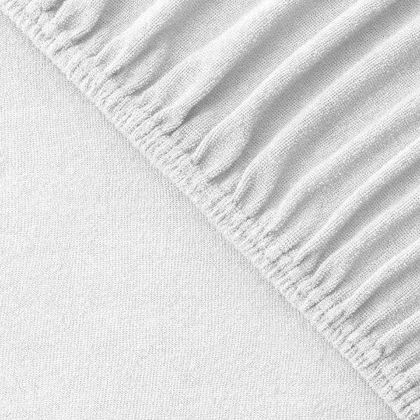 Julius Zöllner Fottee Spannbettlaken für Babymatratzen 60x120 bis 70x140cm, Weiß Großer Ausverkauf