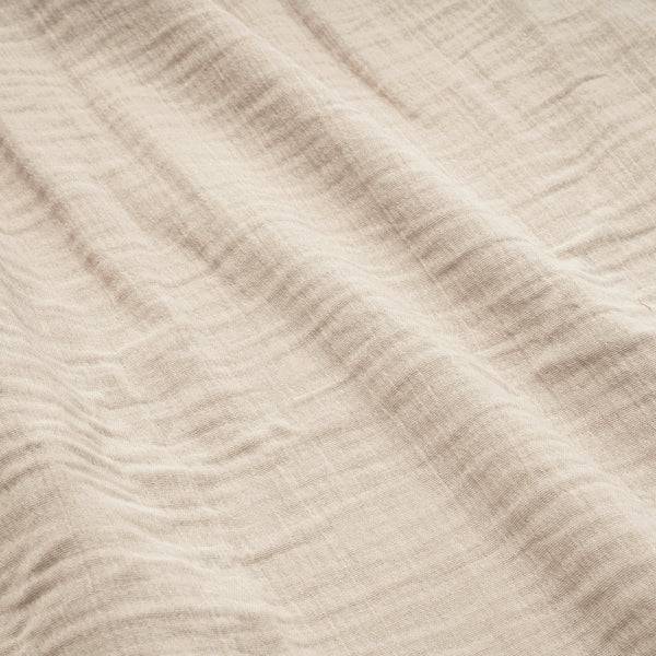 Julius Zöllner Kuscheldecke aus Baumwollmusselin, sand Lagerräumung