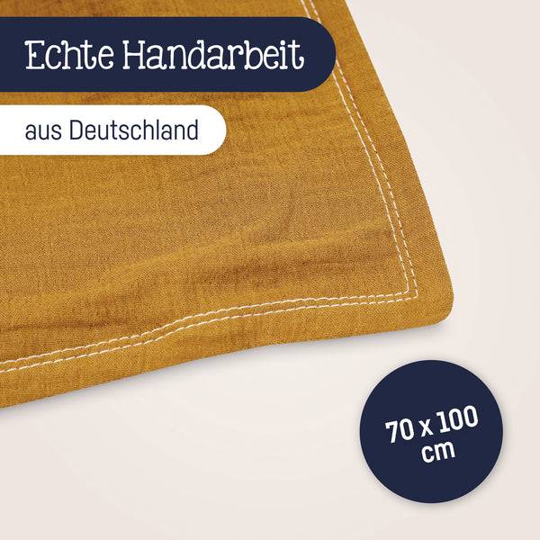 Julius Zöllner Kuscheldecke aus Baumwollmusselin, zimt Heißer Verkauf