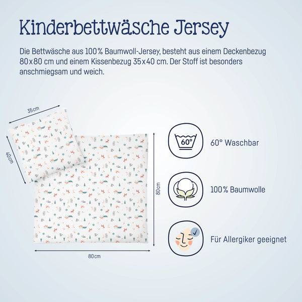 Julius Zöllner Jersey Bettwäsche Little Fox Kostenlose Rückgabe