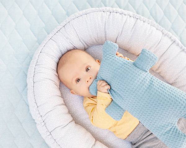 Julius Zöllner Jersey Kuschelnest NIDO, Tiny Squares Grey Begrenzt auf 3 Tage
