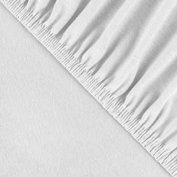 Julius Zöllner Jersey Spannbettlaken für Wiegen & Stubenwagenmatratzen 90x 40 cm, Weiß Vatertagsangebot