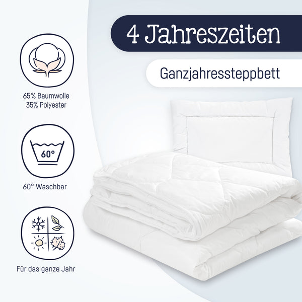 Julius Zöllner Kindersteppbett-Set, 4 Jahreszeiten Valentinstagsangebot