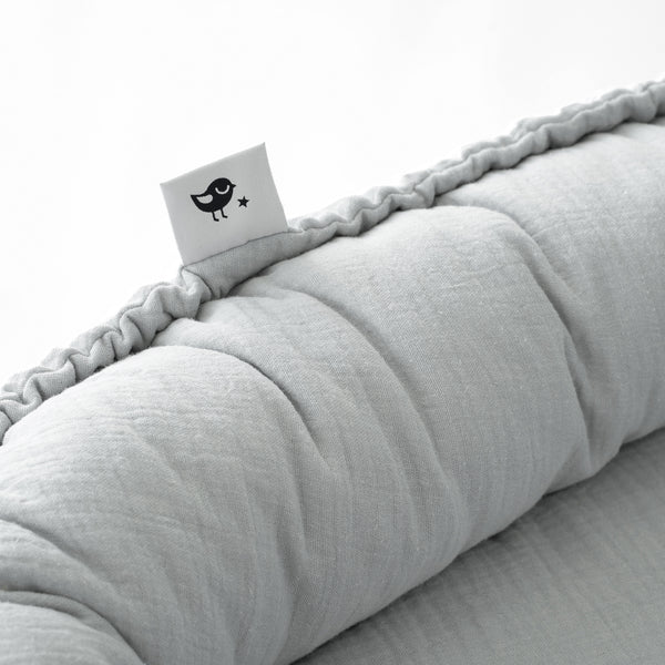 Julius Zöllner Musselin Kuschelnest NIDO, Grau Zeitlich begrenztes Angebot