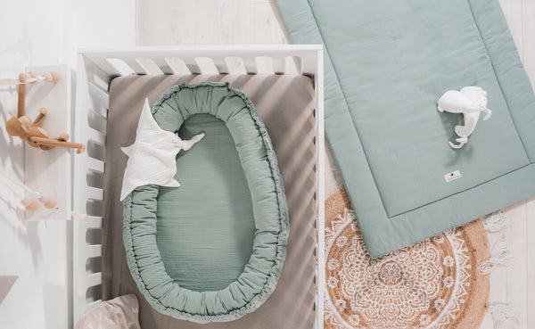 Julius Zöllner Musselin Kuschelnest NIDO, Grün Exklusive Angebote