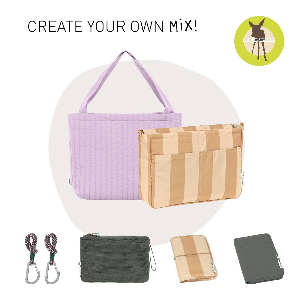 Lässig Shopper MIX - Baumwolle, Lavendel Cyber Monday