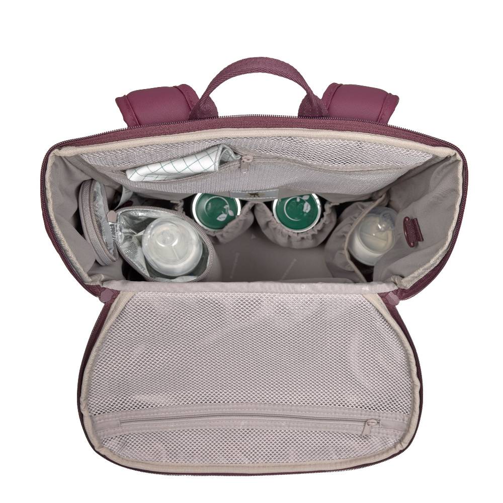 Lässig Wickelrucksack - Slender Up Backpack, Tiefrot Osterangebot