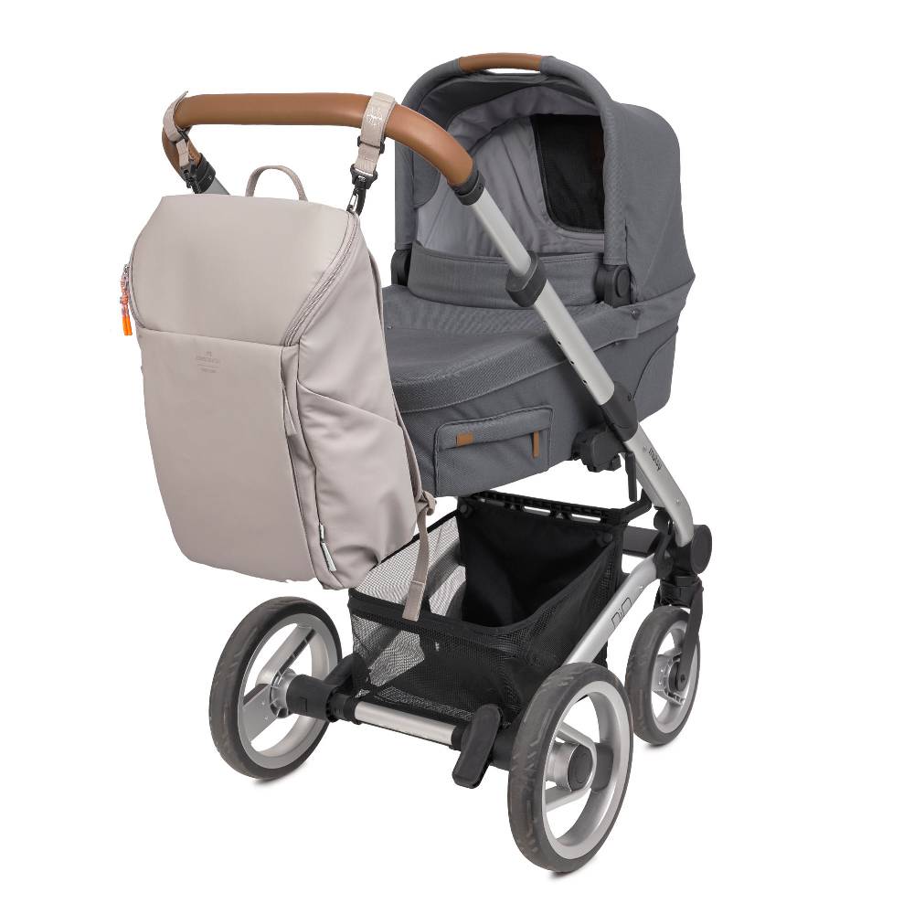 Lässig Wickelrucksack - Slender Up Backpack, Taupe Muttertagsangebot