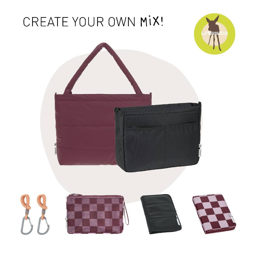 Lässig Shopper MIX, Tiefrot Top Angebot