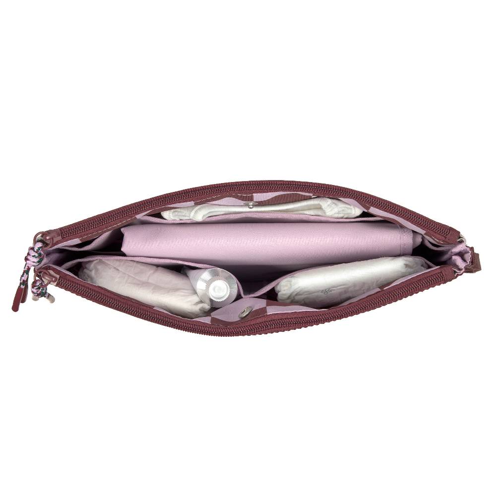 Lässig Windeltasche - Clutch, Tiefrot Lavendel Zeitlich begrenztes Angebot