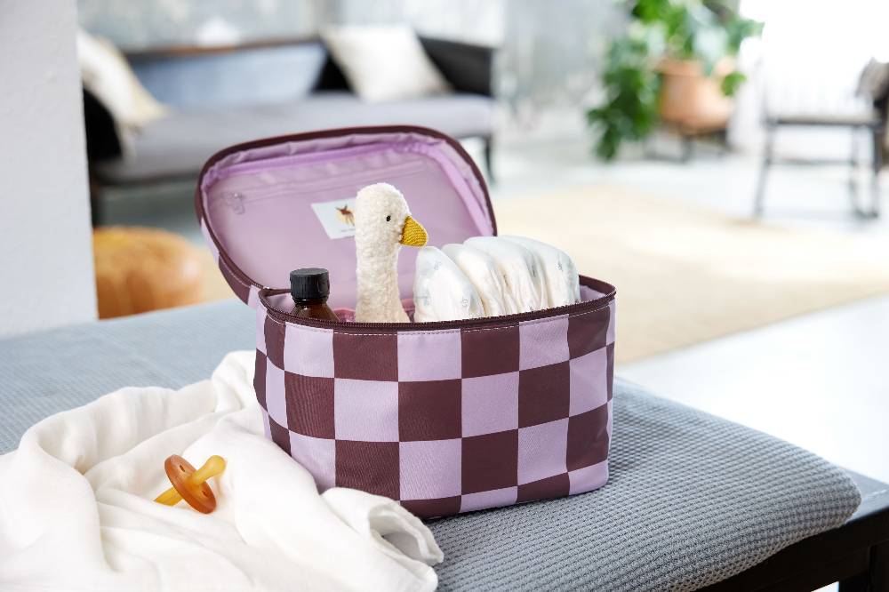 Lässig Wickeltisch Organizer, Tiefrot Lavendel Große Rabatte