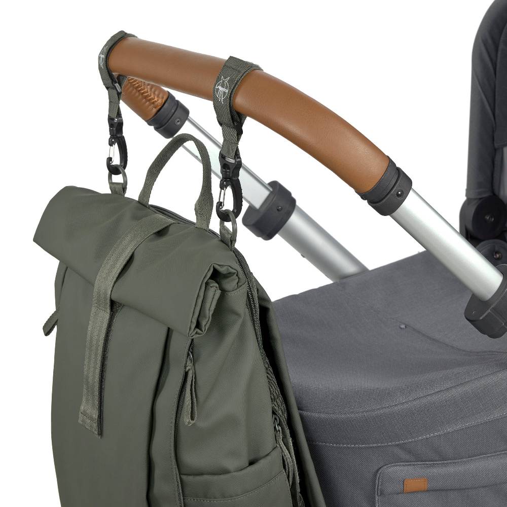 Lässig Wickelrucksack - Rolltop Up Backpack, Oliv Tägliche Deals