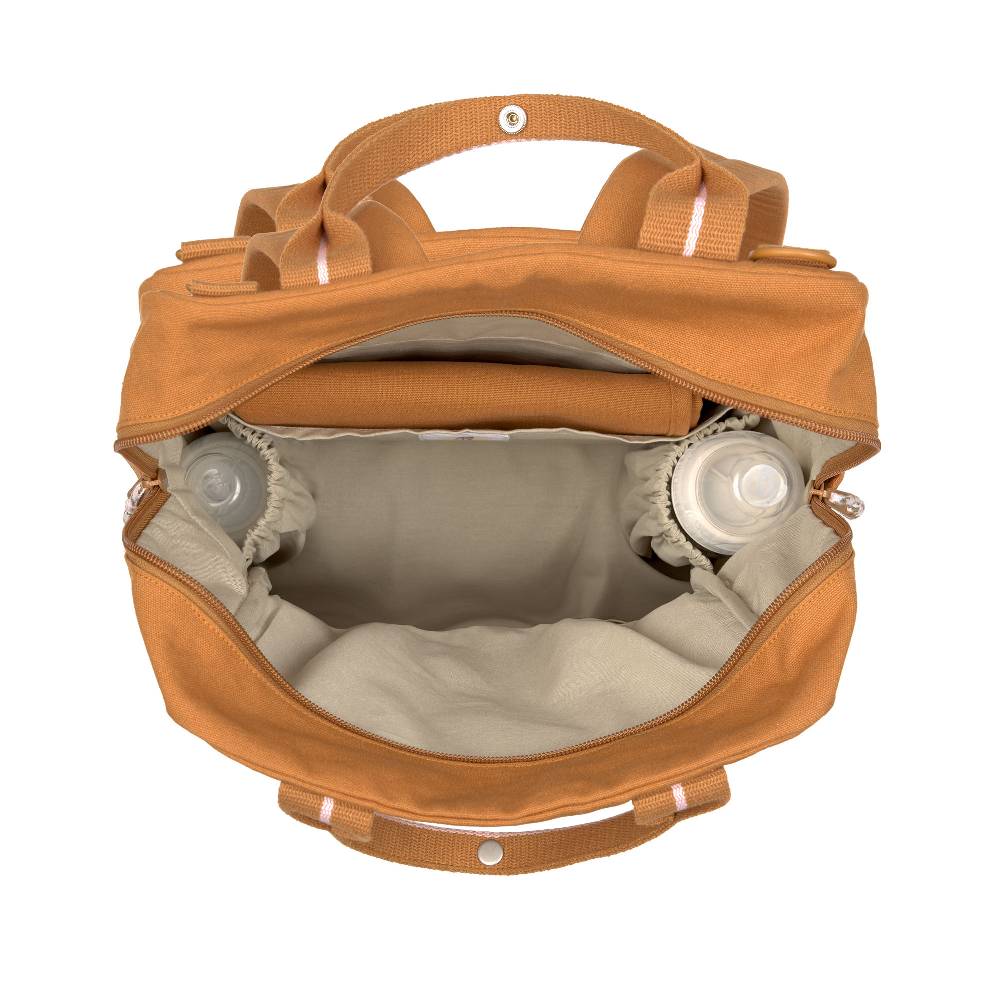 Lässig Wickelrucksack Square Little One & Me - Big, Karamell VIP-Rabatte