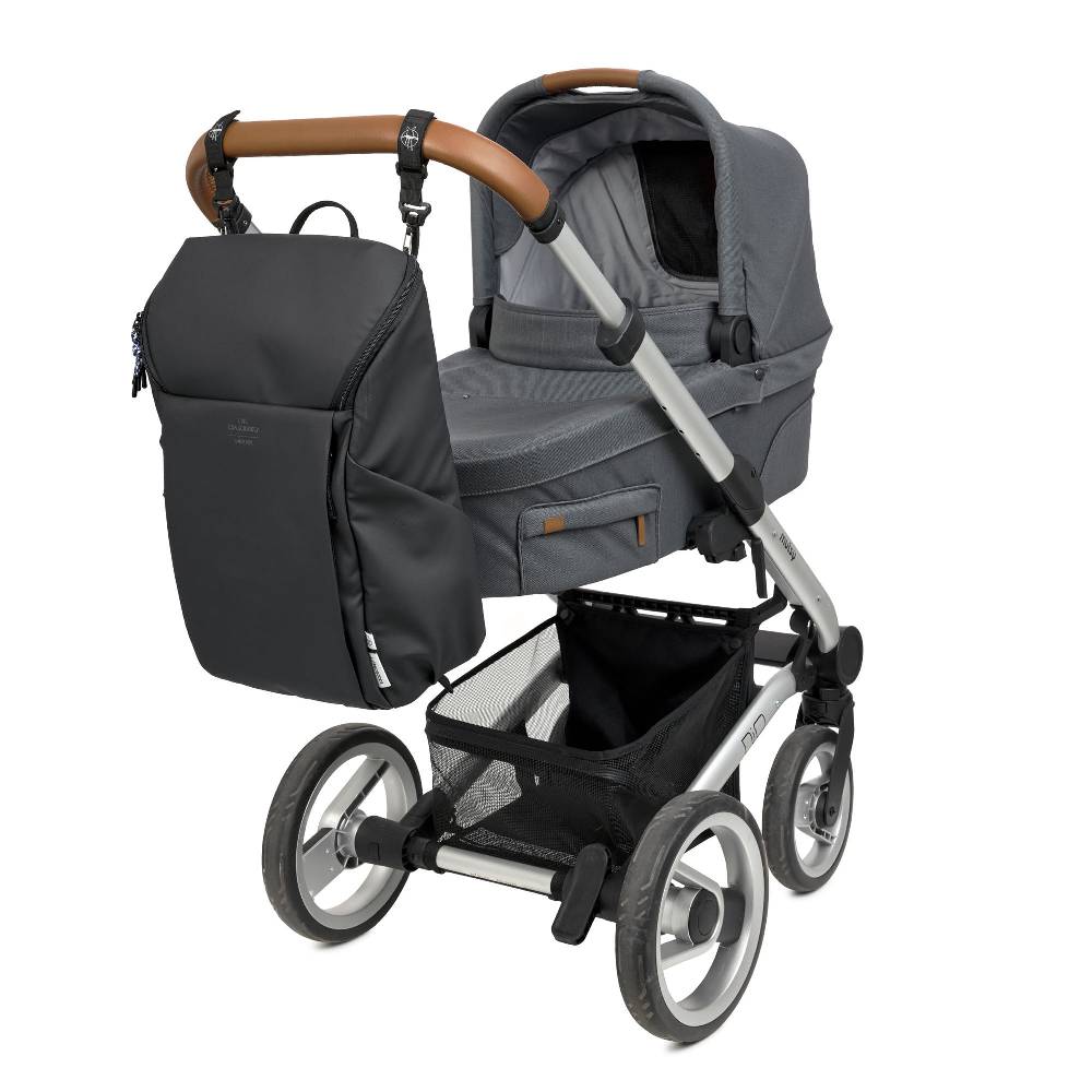 Lässig Wickelrucksack - Slender Up Backpack, Schwarz Tiefpreis
