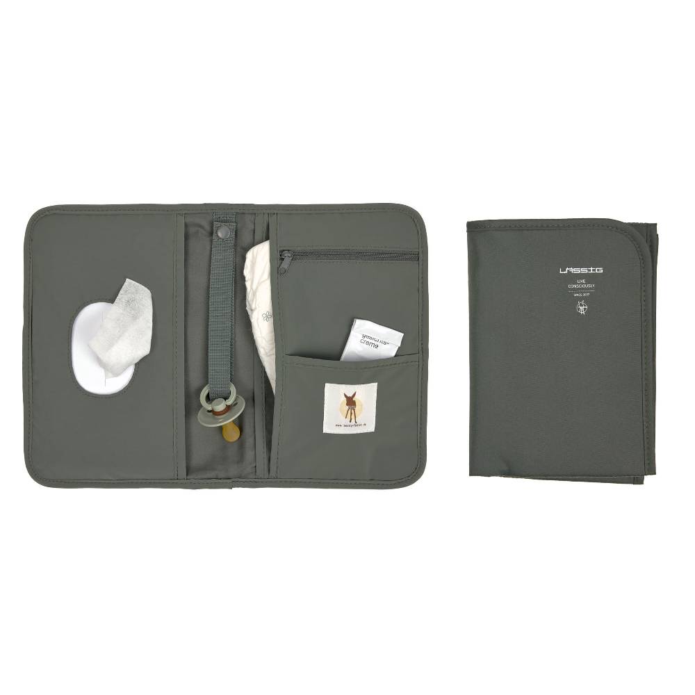 Lässig Windeltasche - kleine Wickeltasche, Olive Wochenangebot