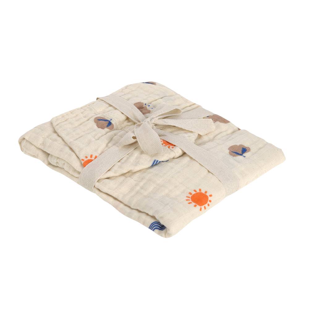 Lässig Badeponcho Kinder - Nature, Beige Letzter Tag