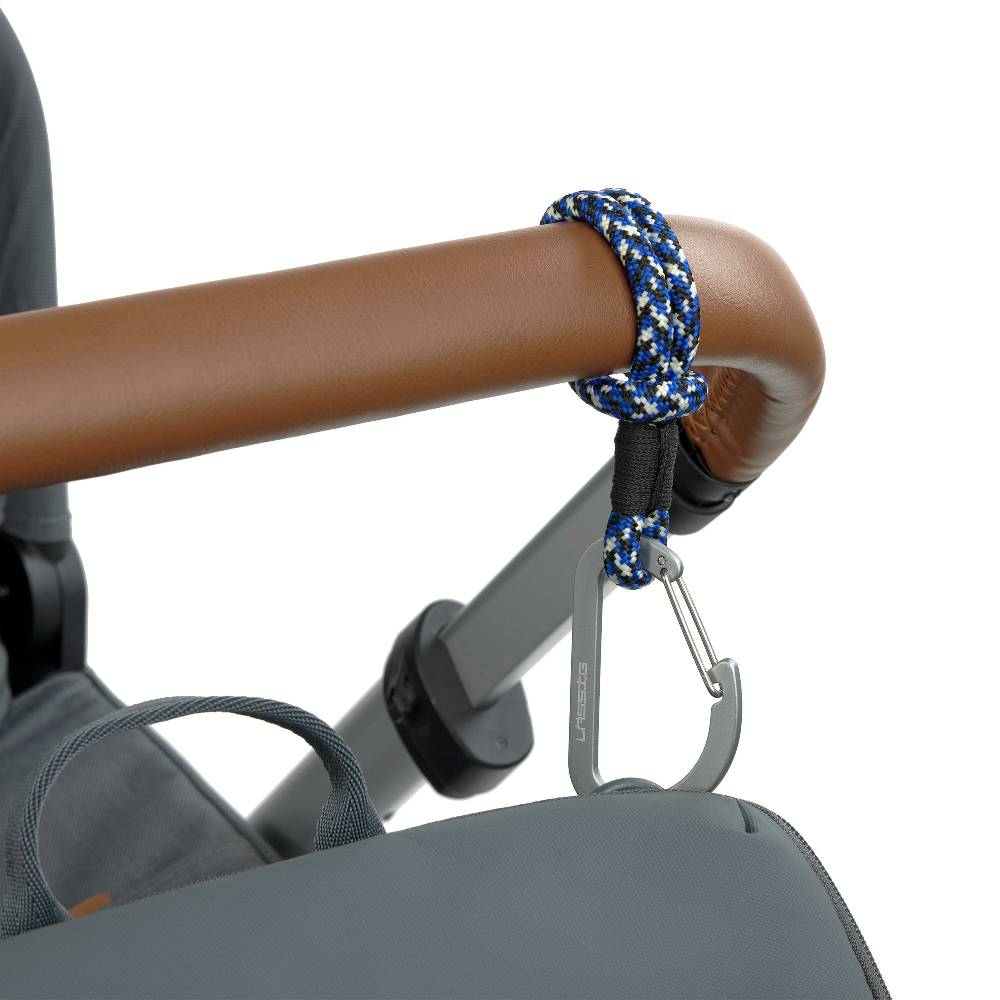 Lässig Kinderwagenhaken 2er Set - Karabiner, Schwarz Blau Bis zu 50% Rabatt