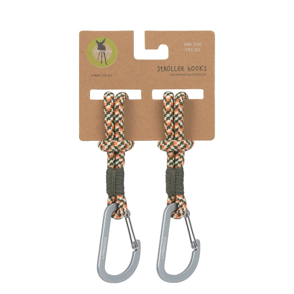 Lässig Kinderwagenhaken 2er Set - Karabiner, Oliv Rot Bis zu 60% Rabatt