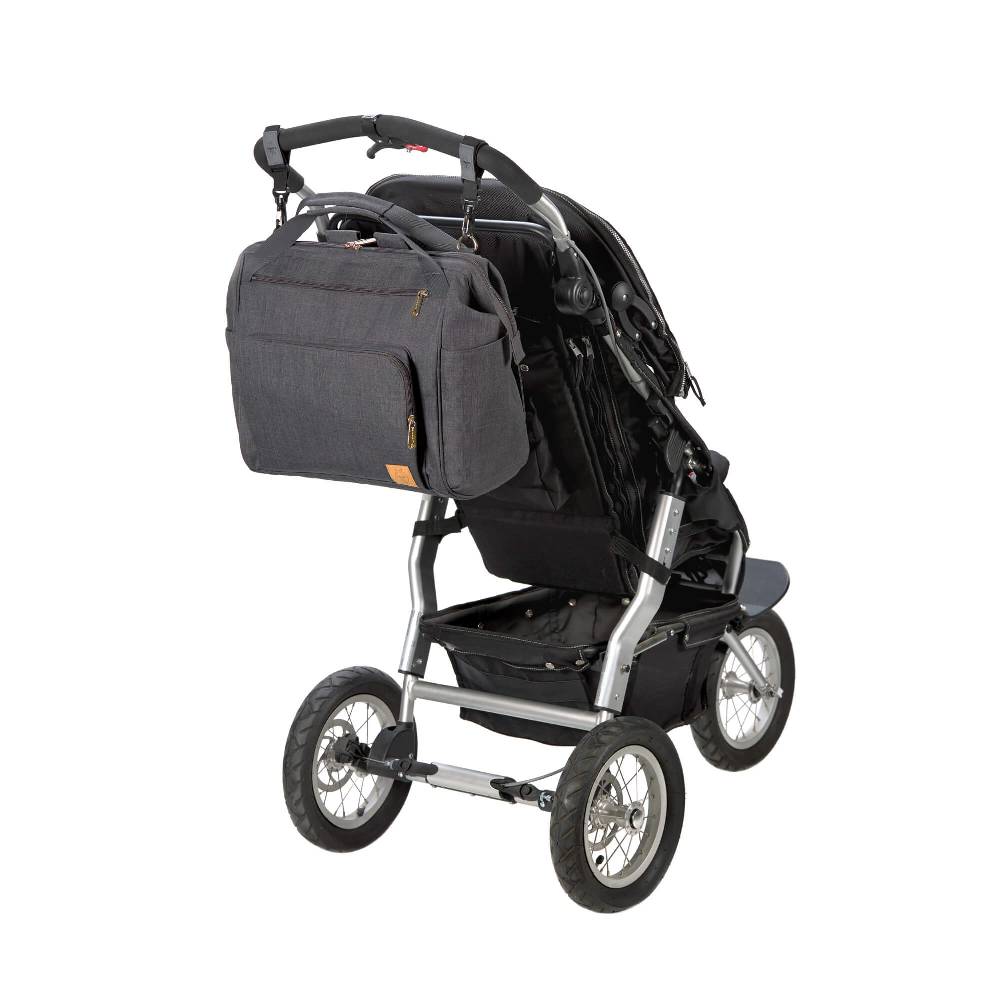 Lässig Wickelrucksack Zwillinge - Goldie Twin Backpack, Anthracite Riesige Rabatte
