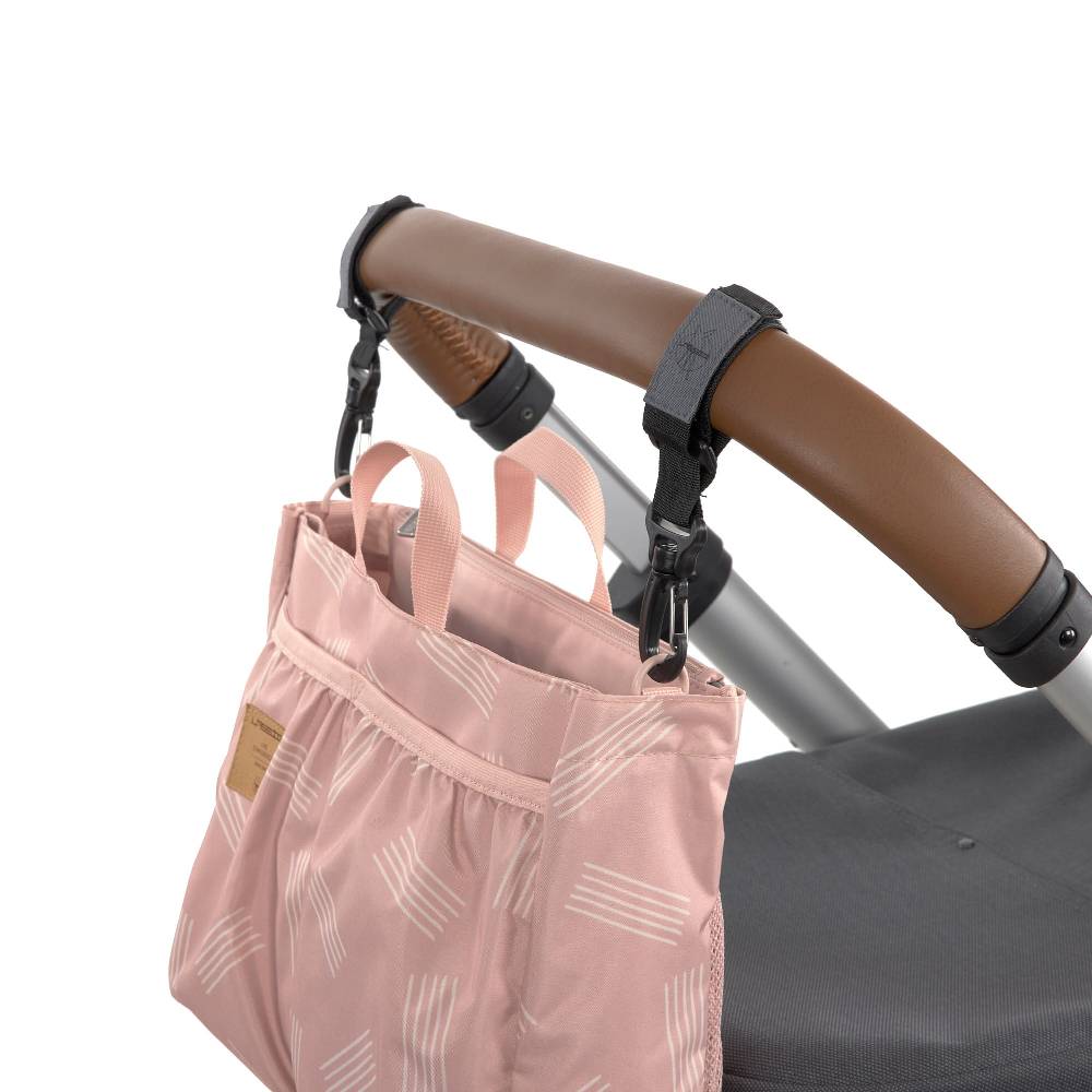 Lässig Wickeltasche - Multitalent Organizer Soft Stripes Rose, Rosa Black Friday Preise
