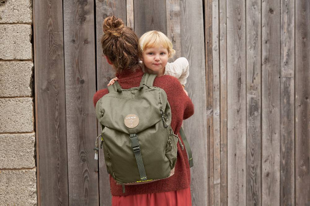 Lässig Wickelrucksack - Outdoor Backpack, Olive Limitierter Zeitrabatt