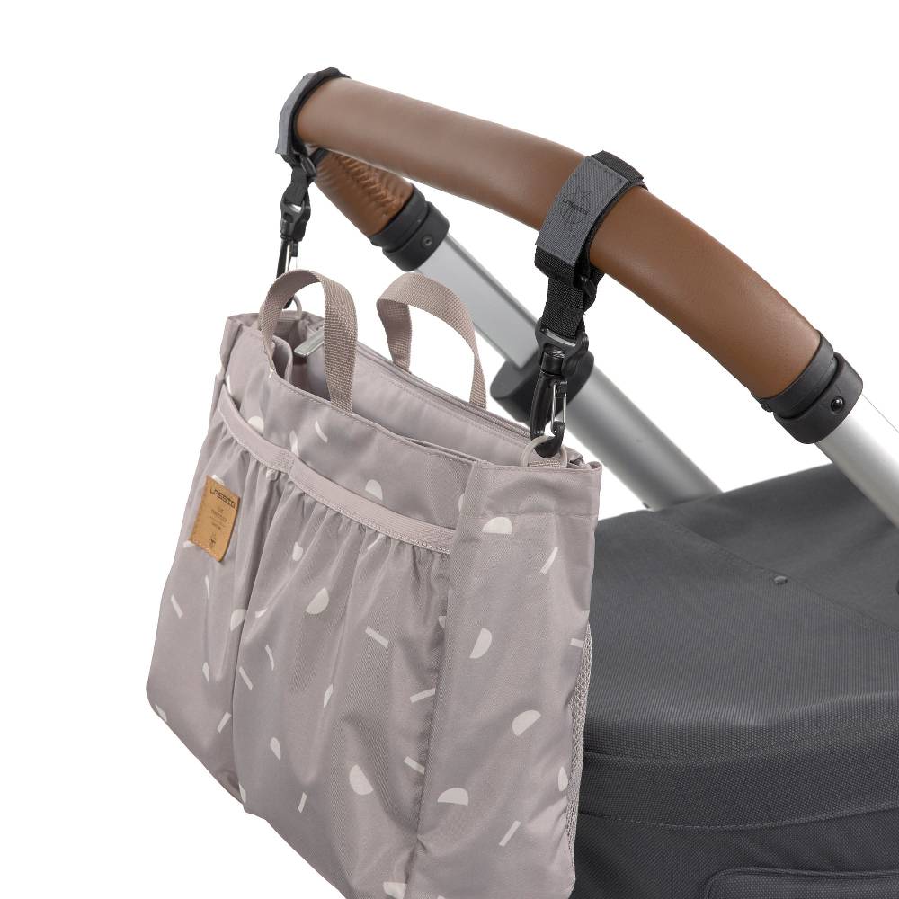 Lässig Wickeltasche - Multitalent Organizer Blocks Taupe, Grau Versandkostenfrei