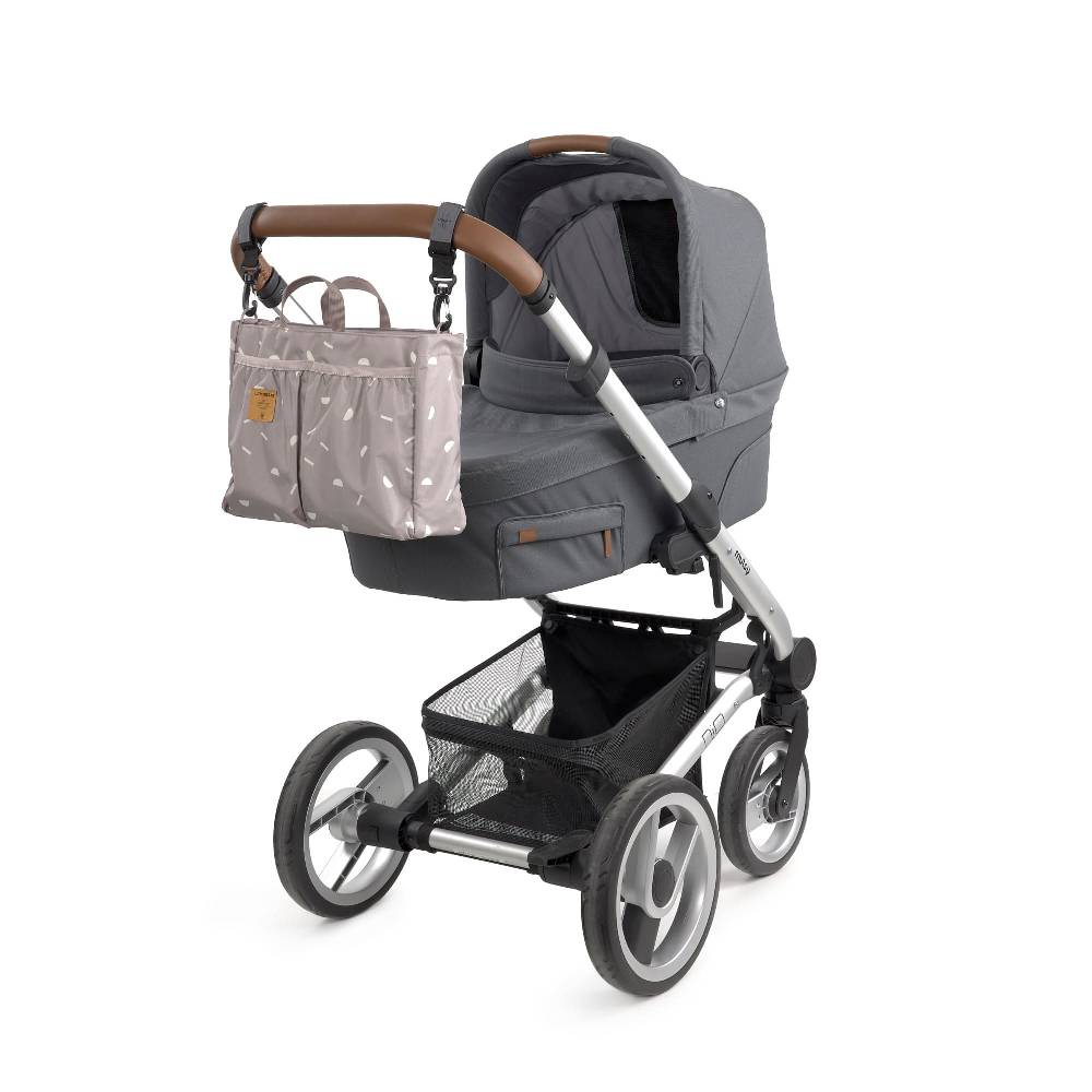 Lässig Wickeltasche - Multitalent Organizer Blocks Taupe, Grau Versandkostenfrei