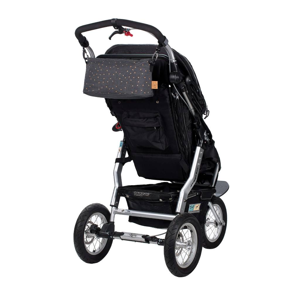 Lässig Kinderwagentasche - Buggy Organizer, Triangle Dark Grey Exklusivangebot