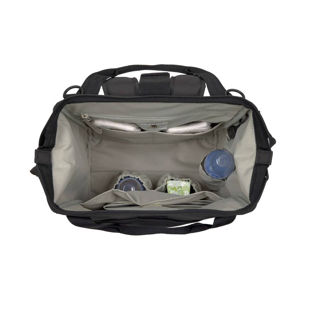 Lässig Wickelrucksack Goldie Up Green Label - Schwarz Cyber Monday