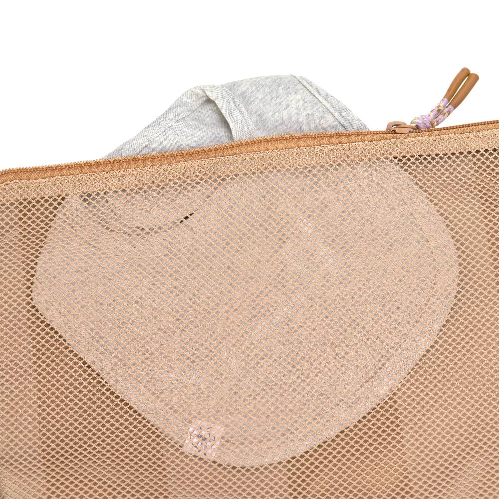 Lässig Windeltasche - Clutch, Kamel Beige Lagerräumung