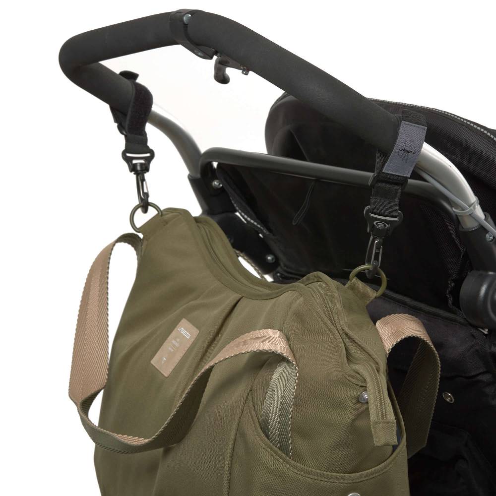 Lässig Zwillingswickeltasche - Green Label Twin, Olive Zeitlich begrenztes Angebot