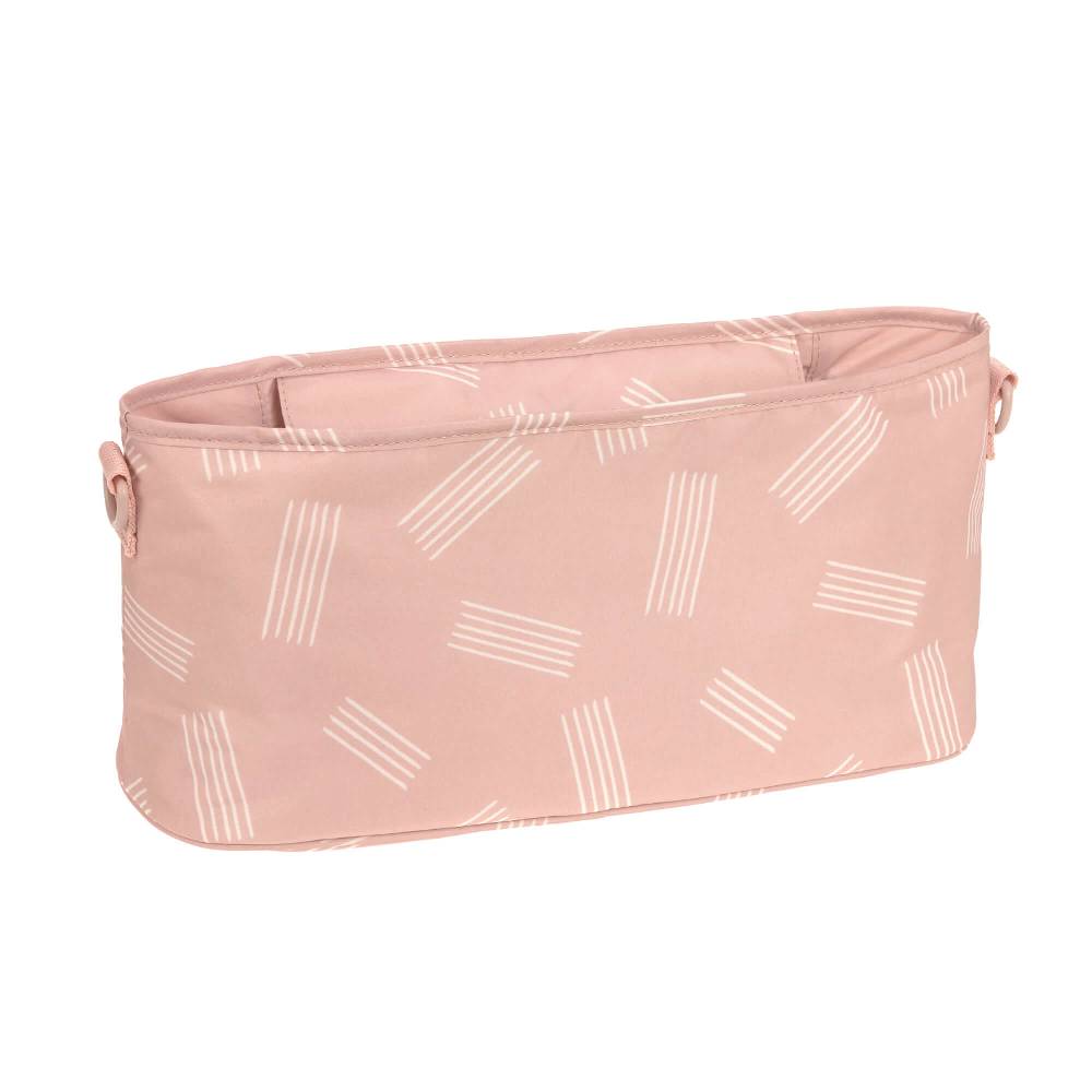 Lässig Kinderwagen Organizer - Soft Stripes Rose, Rosa Große Rabatte