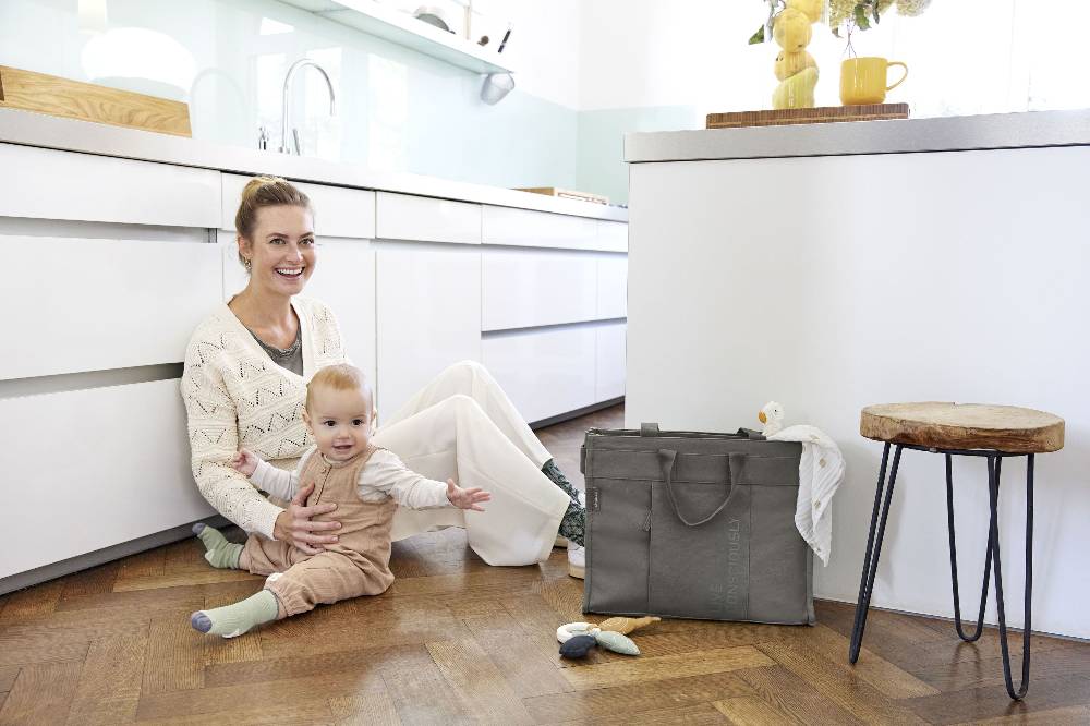 Lässig Wickeltasche - Tote Up Bag, Anthrazit Tägliche Deals