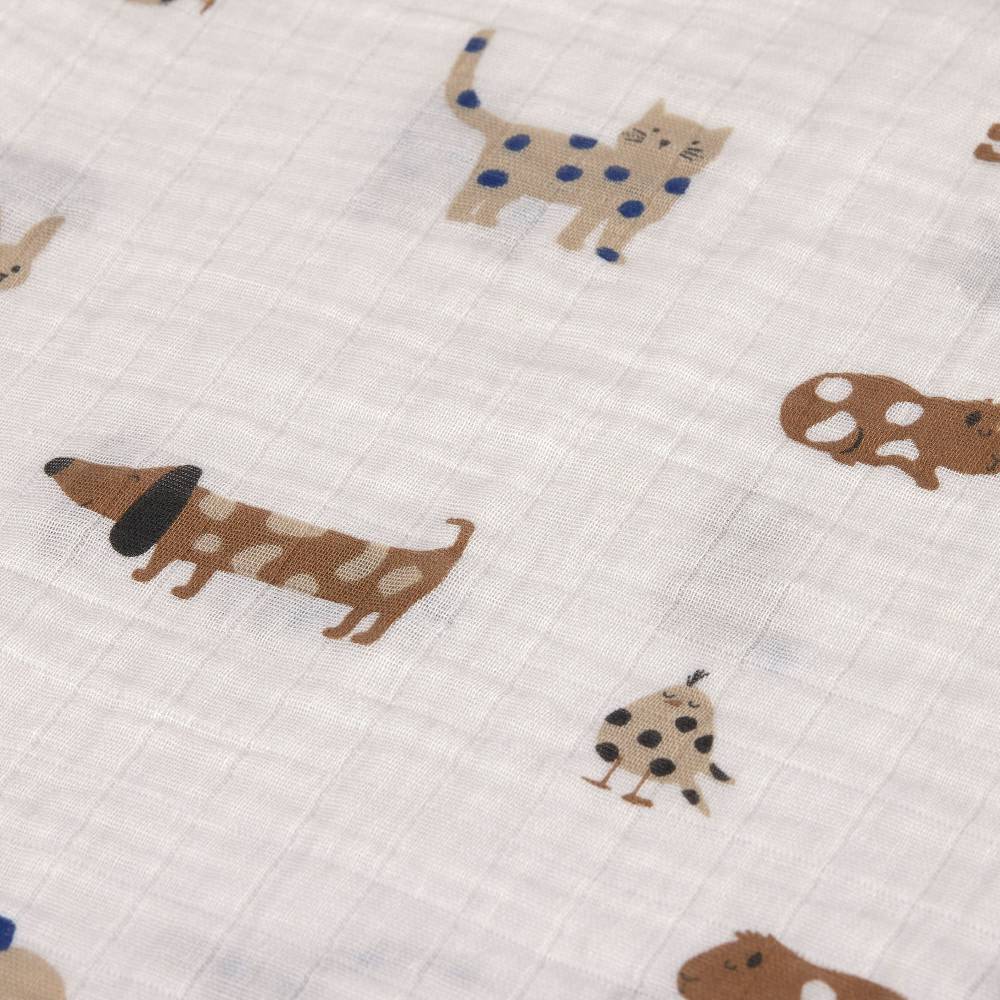 Lässig Mulltücher 3er Set 60 x 60 cm - Little Mateys, Royal Blau Im Verkauf