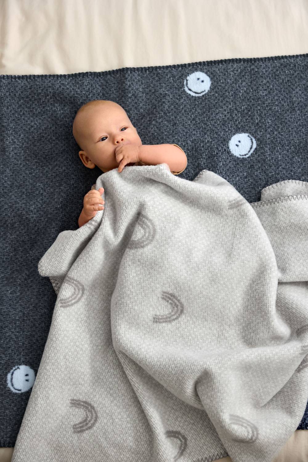 Lässig Babydecke - Bio Baumwolle, Grau Rabatte dieses Monats