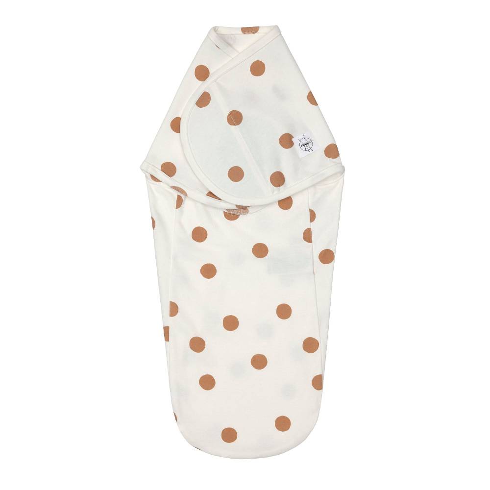 Lässig Pucksack - Bio Baumwolle, Big Dots Milky, Weiß Hotsell