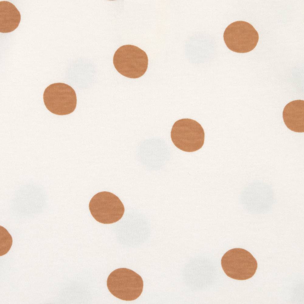 Lässig Pucksack - Bio Baumwolle, Big Dots Milky, Weiß Hotsell