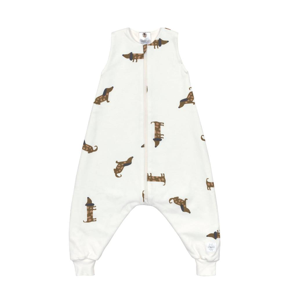 Lässig Kinder Schlafoverall 1 TOG - Bio Baumwolle, Beige im Angebot