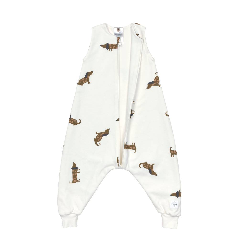 Lässig Kinder Schlafoverall 1 TOG - Bio Baumwolle, Beige im Angebot