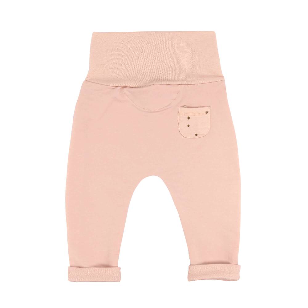 Lässig Babyhose - Bio Baumwolle, Powder Pink Günstiger Verkauf