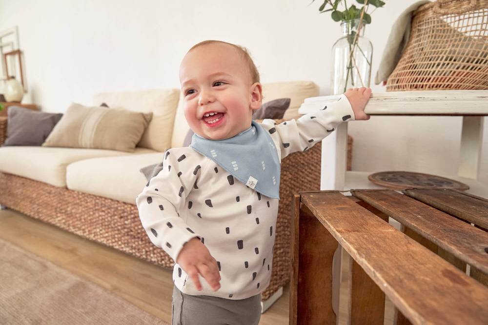 Lässig Babyhose - Bio Baumwolle, Taupe Meist gekauft