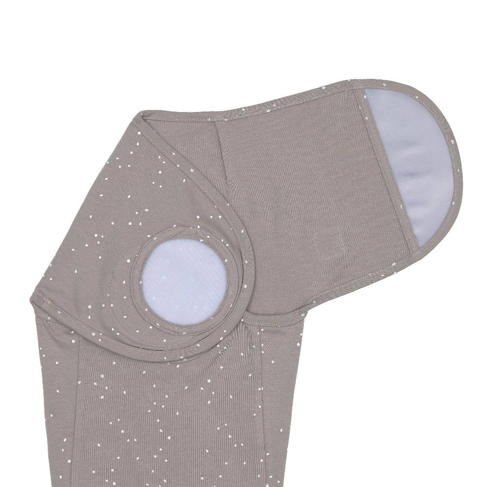 Lässig Pucksack - Bio Baumwolle, Sprinkle Taupe, Grau Kostenloser Versand