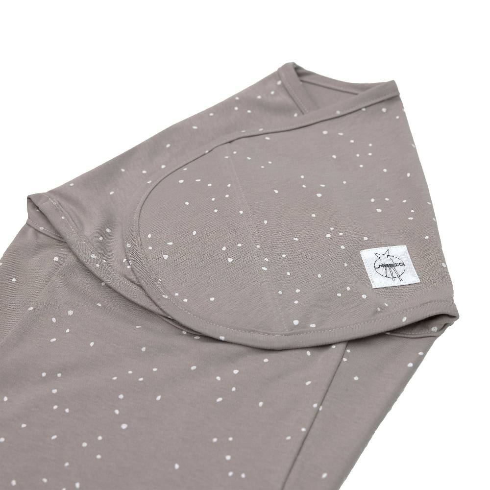 Lässig Pucksack - Bio Baumwolle, Sprinkle Taupe, Grau Kostenloser Versand