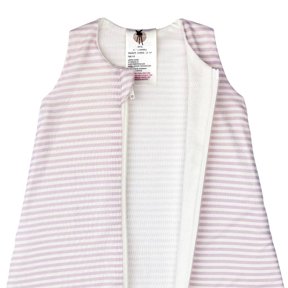 Lässig Baby Schlafsack 0,5 TOG - Gestreift, Lila Milky Cyber Monday