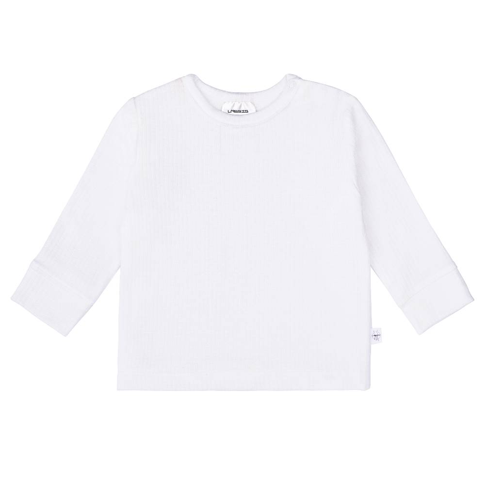 Lässig Baby Langarm Shirt - gerippt, Milky Blitzangebot