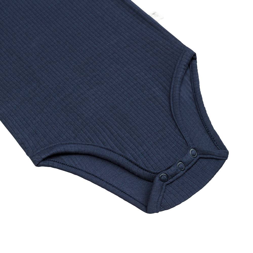 Lässig Baby Body Kurzarm - gerippt, Blau Bestseller