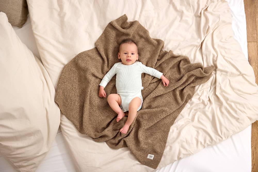 Lässig Baby Body Langarm - gerippt, Milky Räumungsverkauf