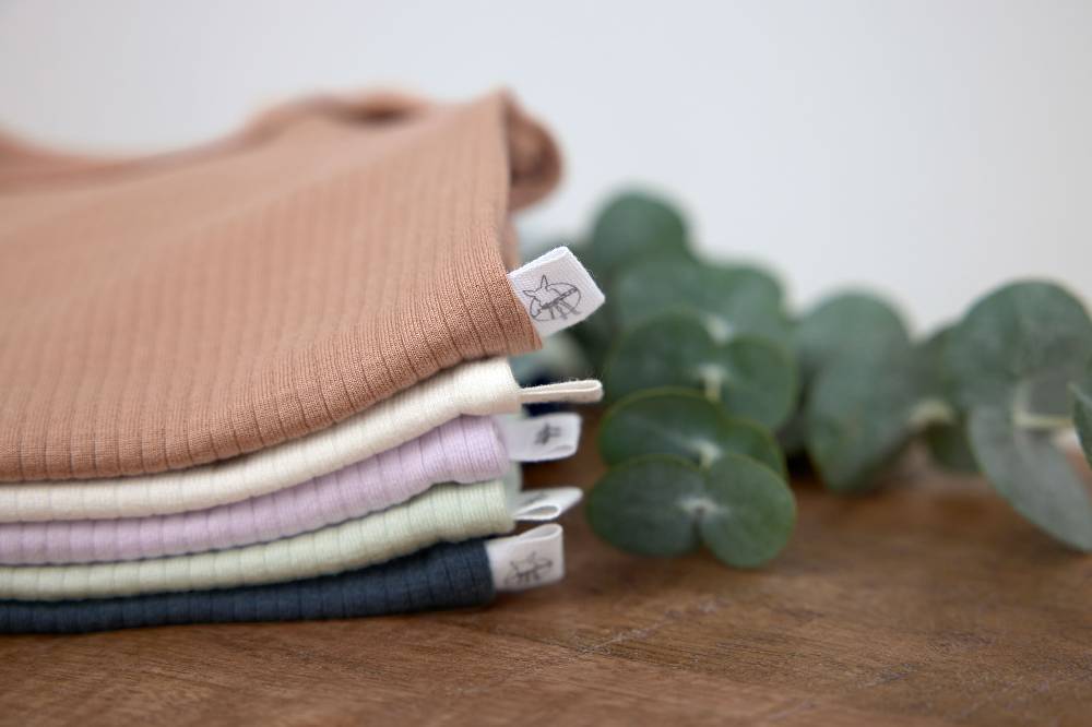 Lässig Baby Body Kurzarm - gerippt, Mint Kauf eins, bekomm eins gratis
