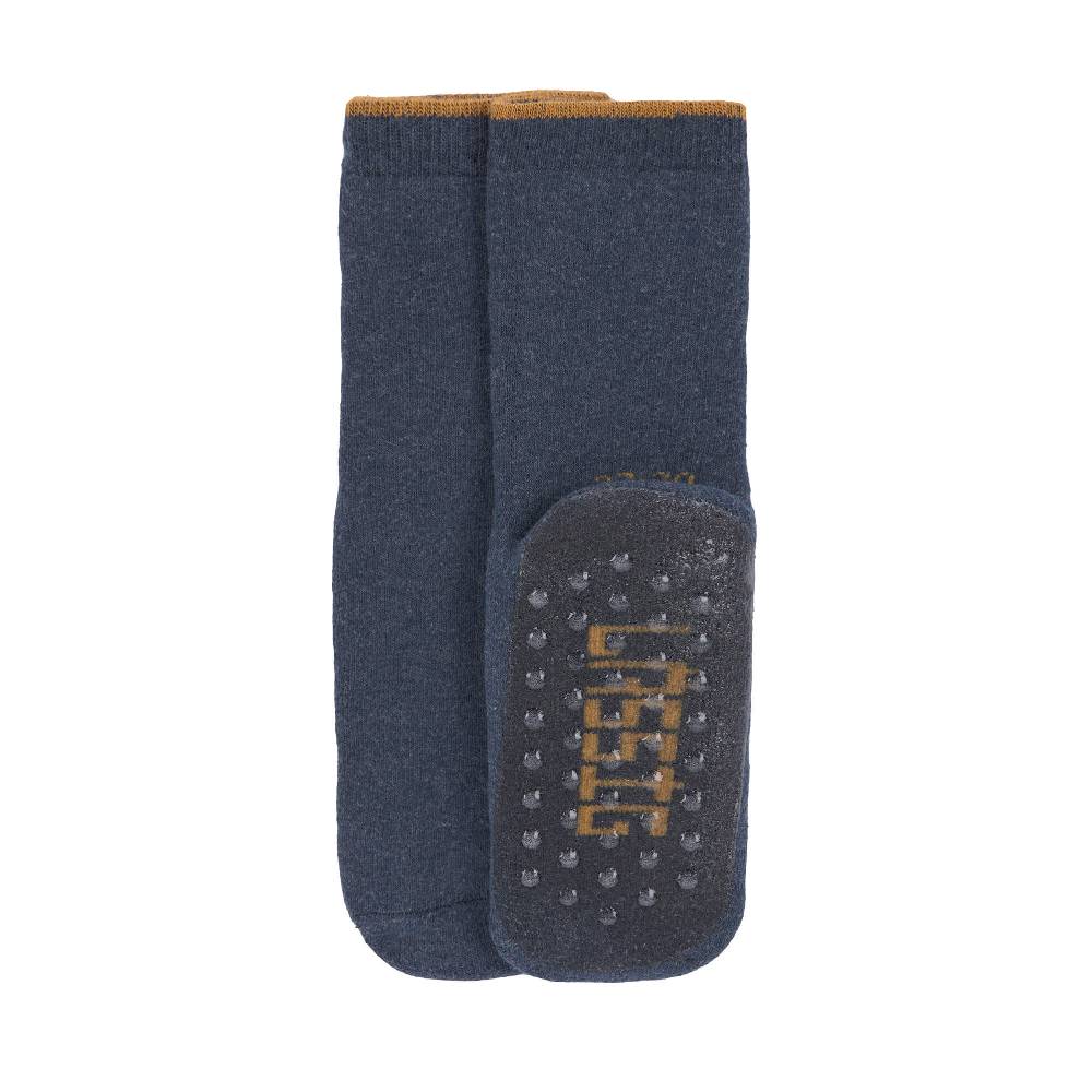 Lässig Kinder Antirutsch-Socken (2er-Set), Blau Grau Riesige Ersparnisse